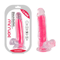 Фаллоимитатор Mr. Руд 7.9” светящийся в темноте VN210100 pink