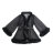 Kороткий халат с отделкой из меха и поясом R82088-1P (XL-2XL)  - Kороткий халат с отделкой из меха и поясом R82088-1P (XL-2XL) 