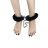 Мужские наручники меховые для рук или ног черные LV1502 black Мужские наручники меховые для рук или ног черные LV1502 black - Мужские наручники меховые для рук или ног черные LV1502 black