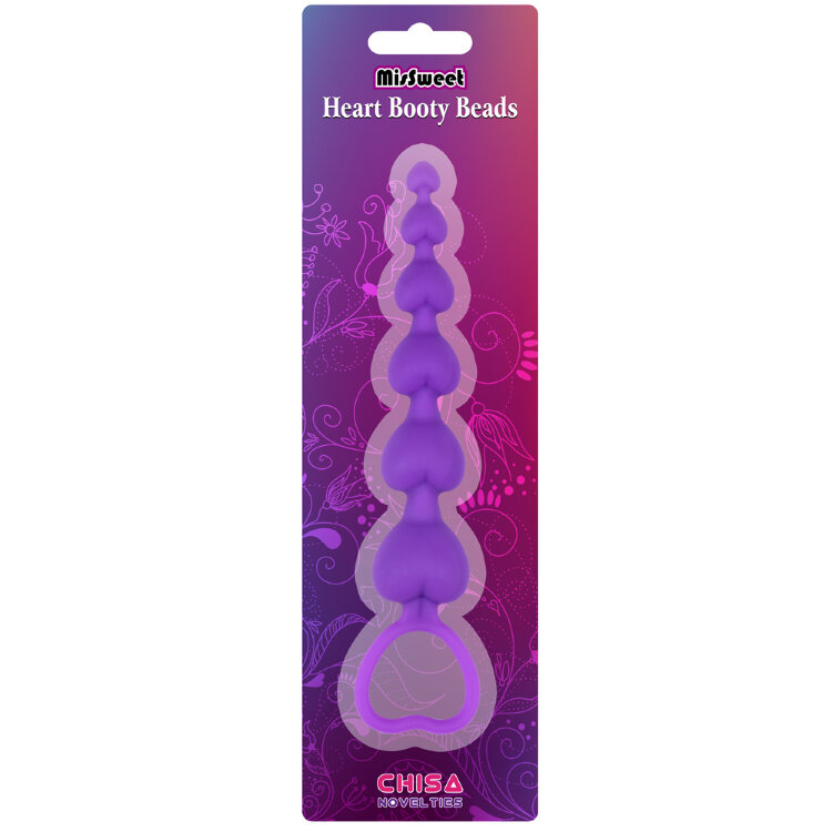 Анальная ёлочка Heart Booty Beads-Purple CN-511489572 Восхитительно текстурированная анальная цепочка нежно-фиолетового цвета предназначена для экстремального анального удовольствия и преподнесет Вам массу потрясающих ощущений. Цепочка состоит из шести шариков, выполненных в форме сердца, каждый из которых имеет различный диаметр, постепенно увеличивающийся к основанию.