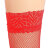 Красные сетчатые чулки с высокой посадкой H3546-3 red (L-2XL)  - Красные сетчатые чулки с высокой посадкой H3546-3 red (L-2XL) 