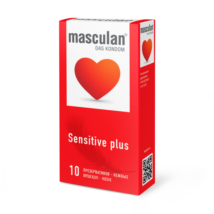 Презервативы Masculan Sensitive Plus Нежные, 10 шт. ​Masculan Sensitive – презервативы классической формы без рельефной структуры.