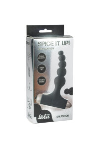 АНАЛЬНАЯ ПРОБКА С ВИБРАЦИЕЙ SPICE IT UP NEW EDITION SPLENDOR BLACK 8017-01LOLA