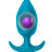 Пробка со смещенным центром тяжести Spice it up Insatiable Aquamarine 8011-03lola - Пробка со смещенным центром тяжести Spice it up Insatiable Aquamarine 8011-03lola
